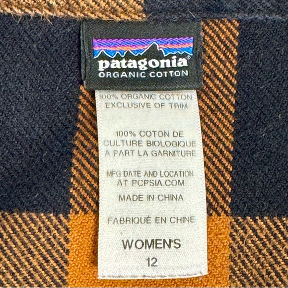 Pᴀᴛᴀɢᴏɴɪᴀ Oʀɢᴀɴɪᴄ Cᴏᴛᴛᴏɴ Fᴊᴏʀᴅ Fʟᴀɴɴᴇʟ Sʜɪʀᴛ - Picture 11 of 13